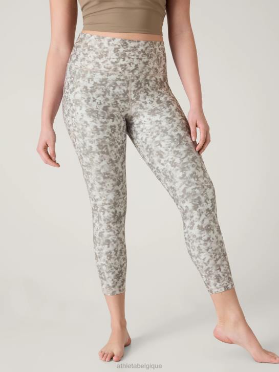 Athleta femmes cachette de salutation 7/8 serrée JRTZ119 vêtements pyrite florale opaline