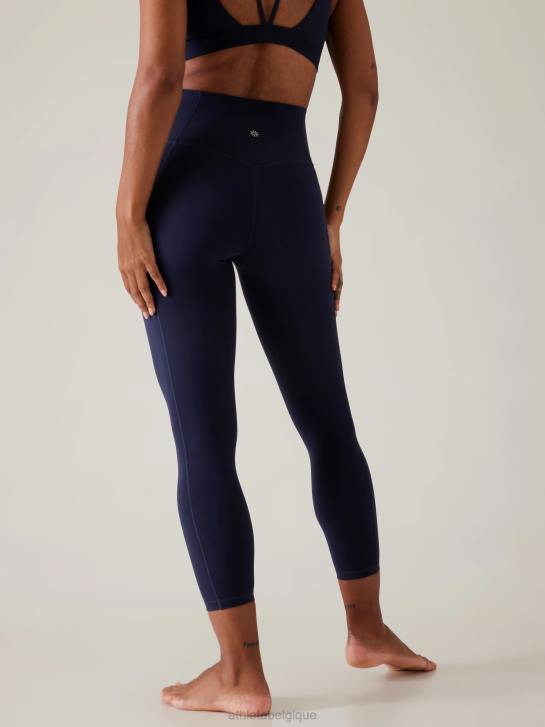 Athleta femmes cachette de salutation 7/8 serrée JRTZ15 vêtements marine