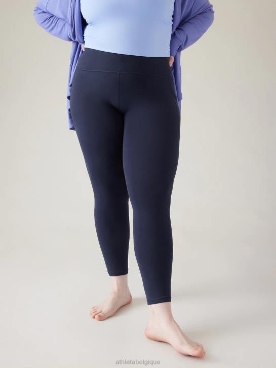Athleta femmes cachette de salutation 7/8 serrée JRTZ15 vêtements marine