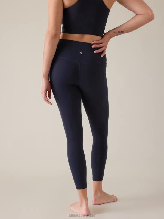 Athleta femmes cachette de salutation 7/8 serrée JRTZ15 vêtements marine