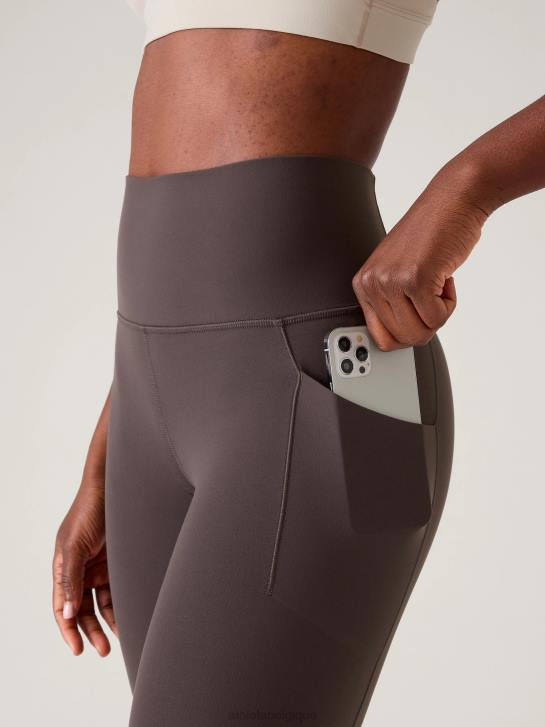 Athleta femmes cachette de salutation 7/8 serrée JRTZ170 vêtements schiste argileux