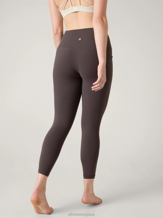 Athleta femmes cachette de salutation 7/8 serrée JRTZ170 vêtements schiste argileux