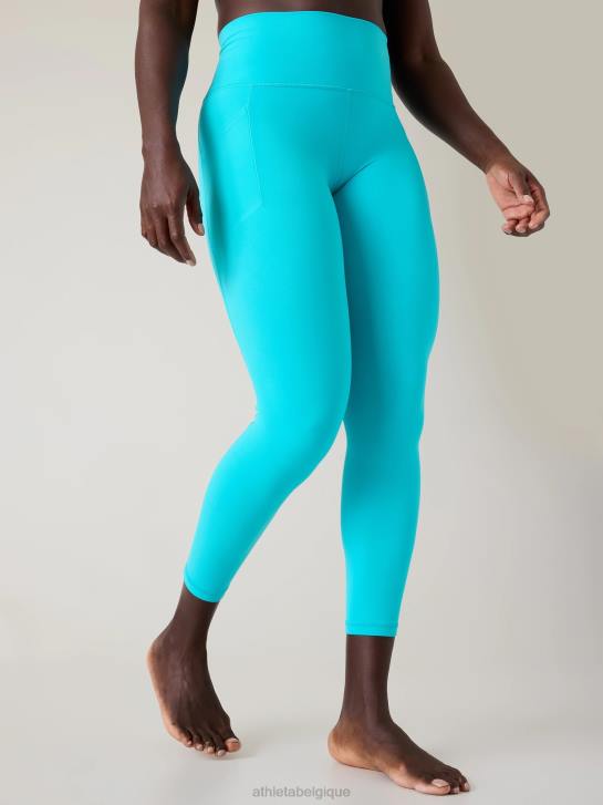 Athleta femmes cachette de salutation 7/8 serrée JRTZ83 vêtements bora bora bleu