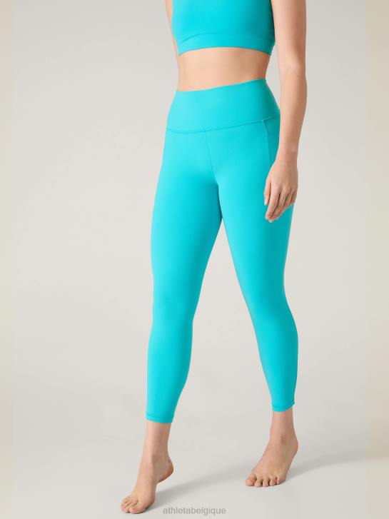 Athleta femmes cachette de salutation 7/8 serrée JRTZ83 vêtements bora bora bleu