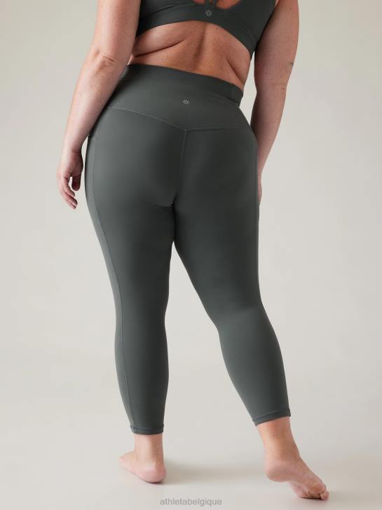 Athleta femmes cachette de salutation 7/8 serrée JRTZ85 vêtements vert de bali
