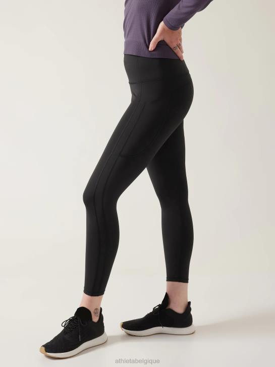 Athleta femmes cachette ultime 7/8 serrée JRTZ148 vêtements noir