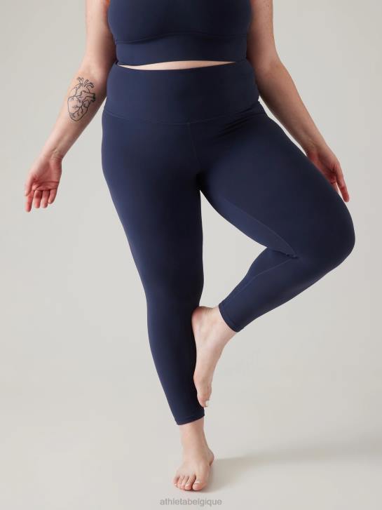 Athleta femmes collant elation 7/8 taille ultra haute JRTZ45 vêtements marine