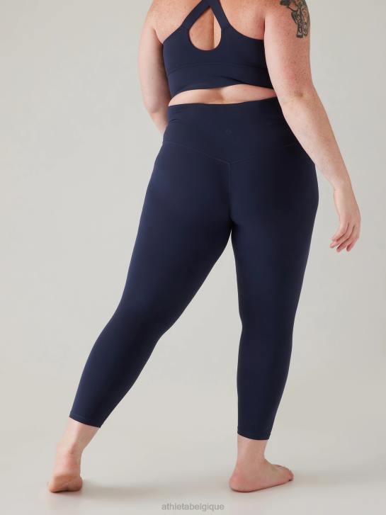 Athleta femmes collant elation 7/8 taille ultra haute JRTZ45 vêtements marine