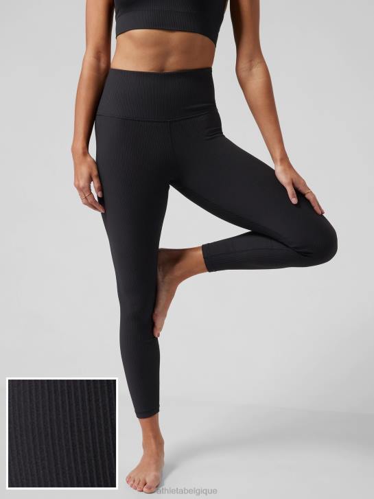 Athleta femmes collant elation taille ultra haute JRTZ155 vêtements côte noire
