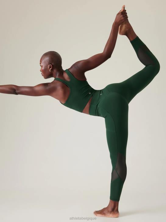 Athleta femmes salutation cache maille 7/8 serré JRTZ88 vêtements collation aux algues