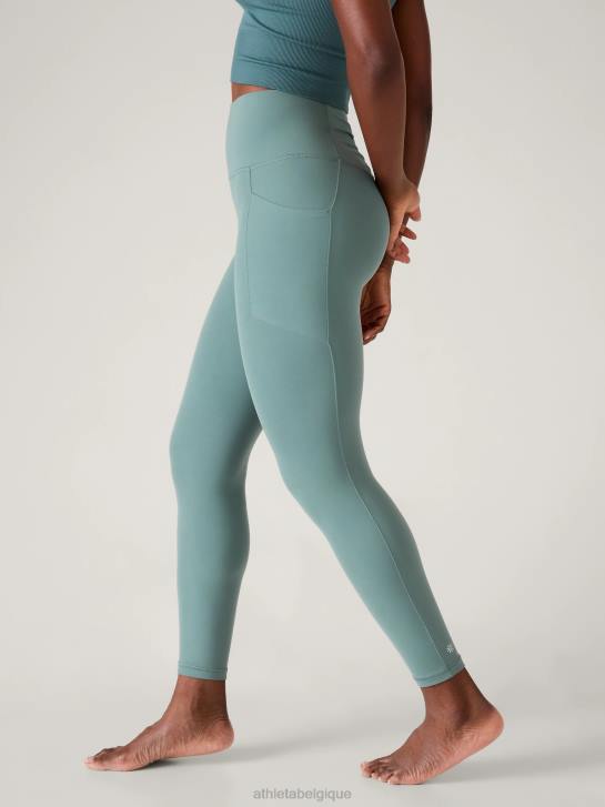 Athleta femmes salutation cachette serrer 7/8 JRTZ38 vêtements vert oxydé
