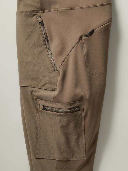 Athleta femmes tourniquets hybride taille mi-haute serré JRTZ142 vêtements pyrite