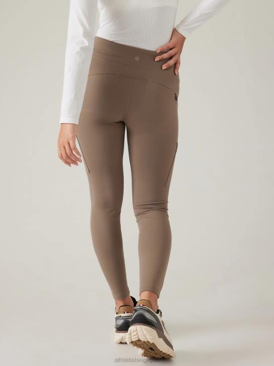 Athleta femmes tourniquets hybride taille mi-haute serré JRTZ142 vêtements pyrite