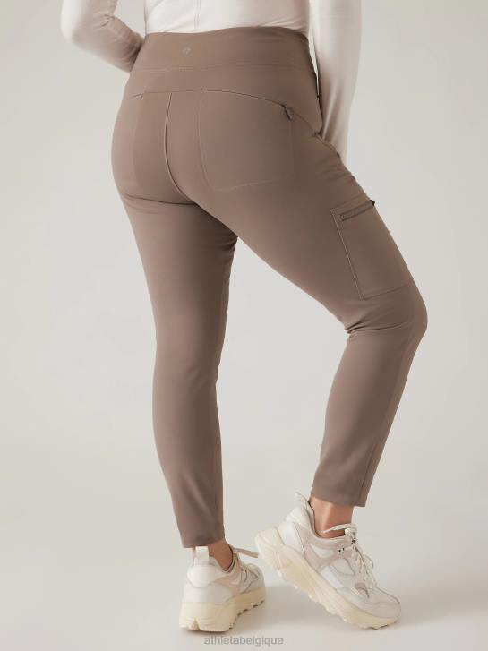 Athleta femmes tourniquets hybride taille mi-haute serré JRTZ142 vêtements pyrite