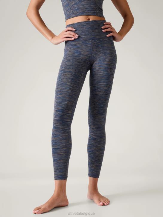 Athleta femmes transcender 7/8 serré JRTZ126 vêtements texture nova marine