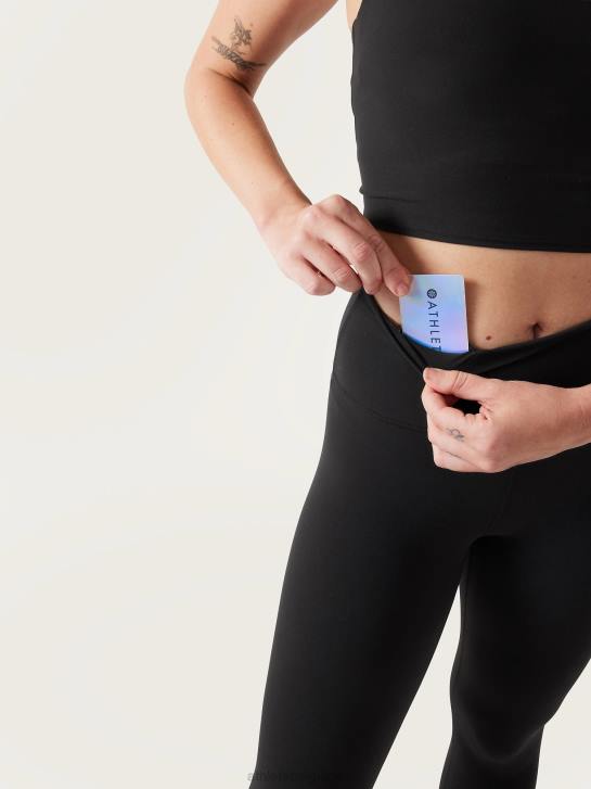 Athleta femmes transcender 7/8 serré JRTZ80 vêtements noir