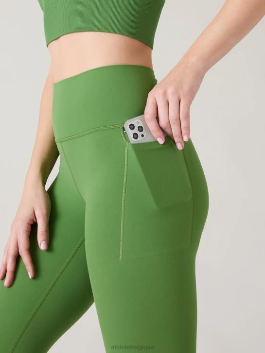 Athleta femmes transcender la cachette serrée JRTZ54 vêtements vert baja