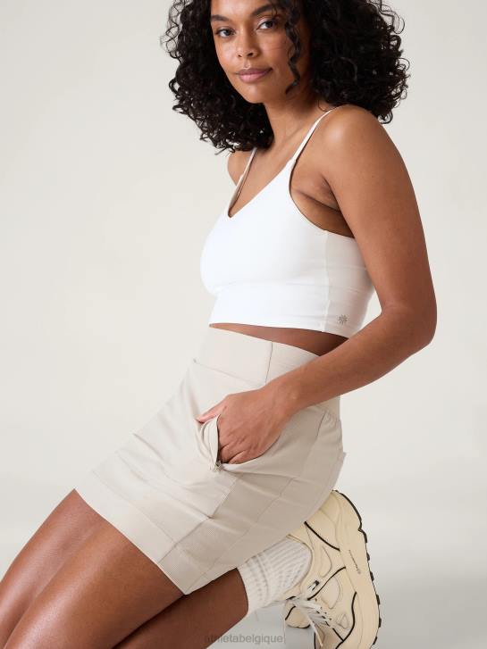 Athleta femmes jupe-short brooklyn 16'' JRTZ137 vêtements gris ormeau