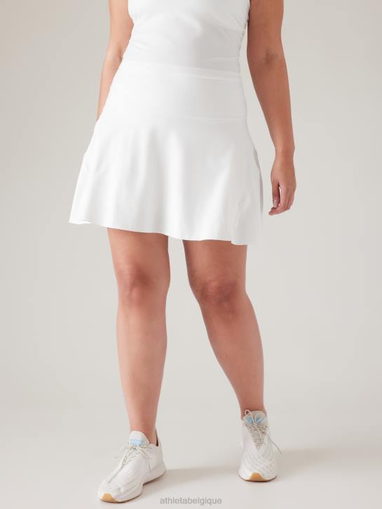 Athleta femmes jupe-short de tennis ace 15.5'' JRTZ82 vêtements blanc brillant