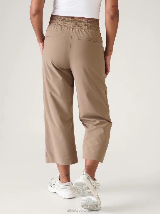 Athleta femmes avenue - pantalon court à jambes larges JRTZ26 vêtements pyrite