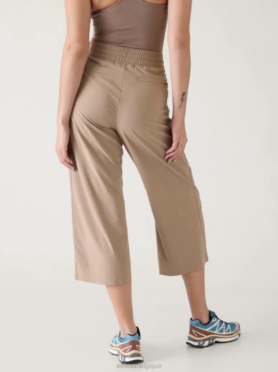 Athleta femmes avenue - pantalon court à jambes larges JRTZ26 vêtements pyrite