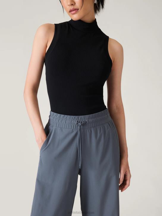 Athleta femmes avenue - pantalon court à jambes larges JRTZ95 vêtements bleu granit