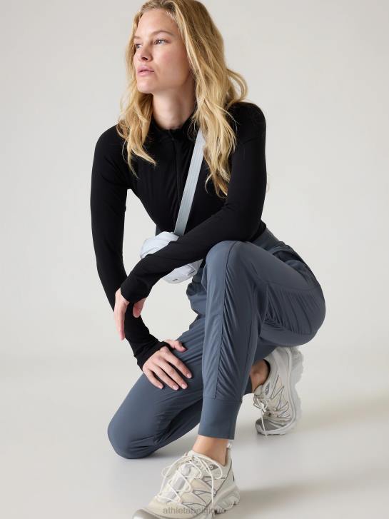 Athleta femmes jogger d'attitude JRTZ151 vêtements bleu granit