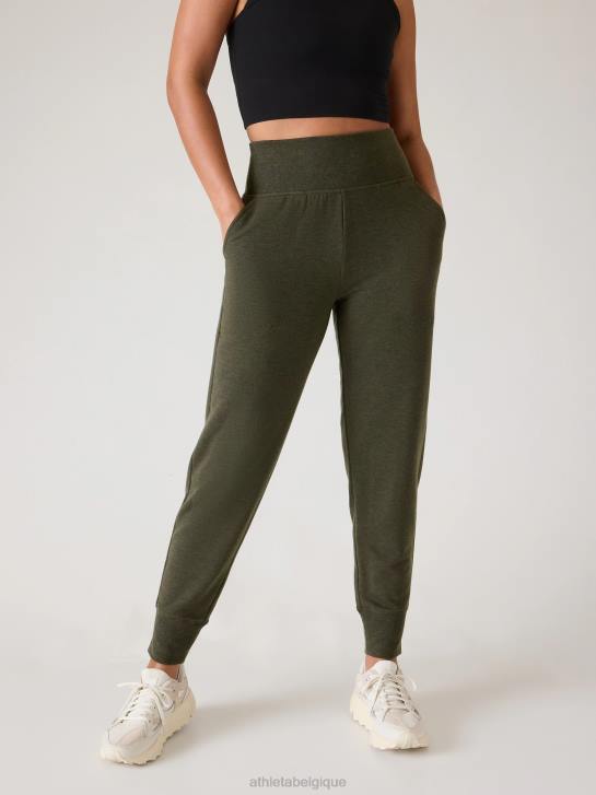 Athleta femmes jogger de luxe coaster JRTZ30 vêtements tremble olive bruyère