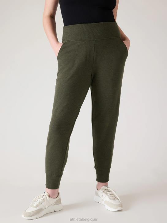 Athleta femmes jogger de luxe coaster JRTZ30 vêtements tremble olive bruyère