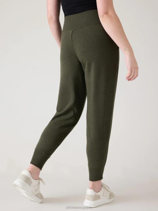 Athleta femmes jogger de luxe coaster JRTZ30 vêtements tremble olive bruyère