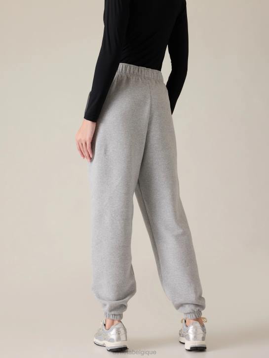 Athleta femmes jogger en polaire pour toujours JRTZ186 vêtements gris chiné