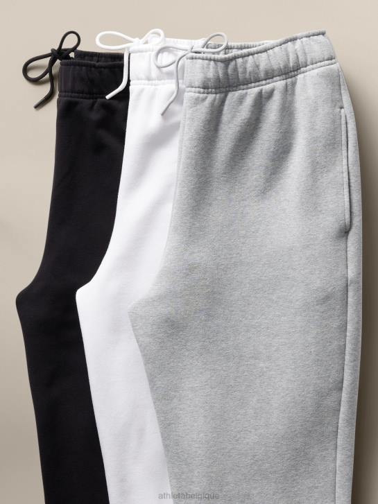 Athleta femmes jogger en polaire pour toujours JRTZ186 vêtements gris chiné