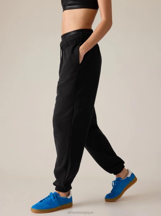 Athleta femmes jogger en polaire pour toujours JRTZ71 vêtements noir