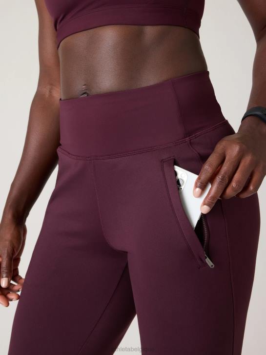 Athleta femmes jogger imparable JRTZ120 vêtements cabernet épicé