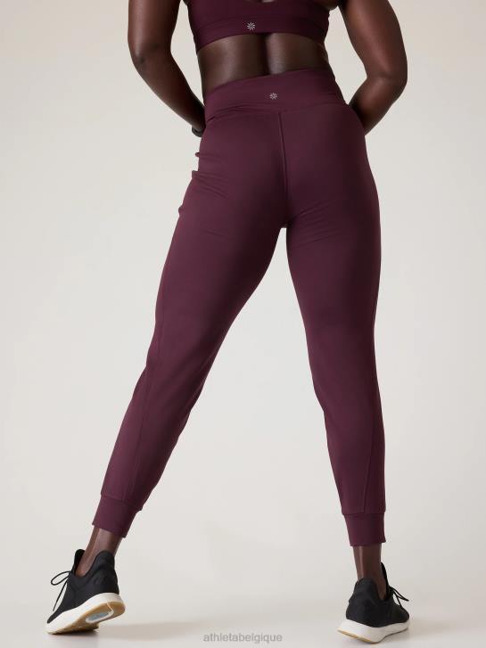 Athleta femmes jogger imparable JRTZ120 vêtements cabernet épicé