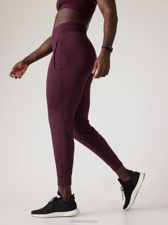 Athleta femmes jogger imparable JRTZ120 vêtements cabernet épicé