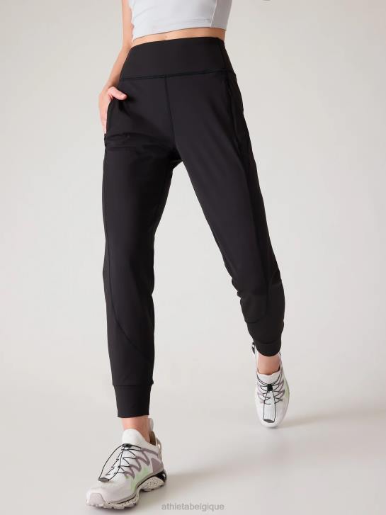 Athleta femmes jogger plus pluvieux JRTZ34 vêtements noir