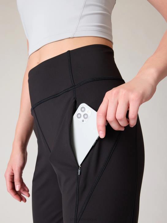Athleta femmes jogger plus pluvieux JRTZ34 vêtements noir