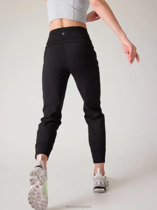 Athleta femmes jogger plus pluvieux JRTZ34 vêtements noir