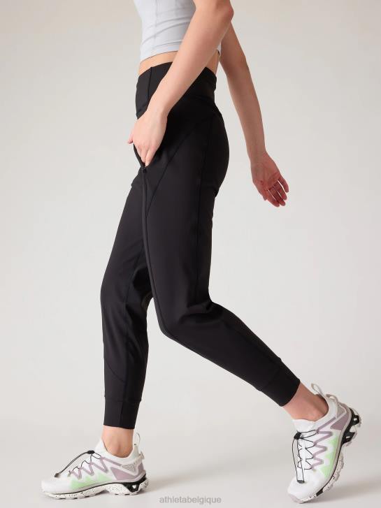 Athleta femmes jogger plus pluvieux JRTZ34 vêtements noir