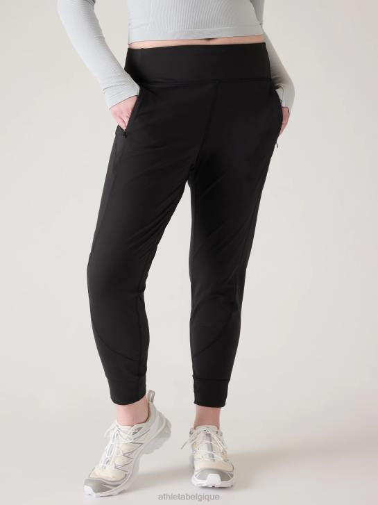 Athleta femmes jogger plus pluvieux JRTZ34 vêtements noir