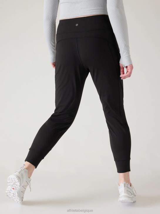 Athleta femmes jogger plus pluvieux JRTZ34 vêtements noir