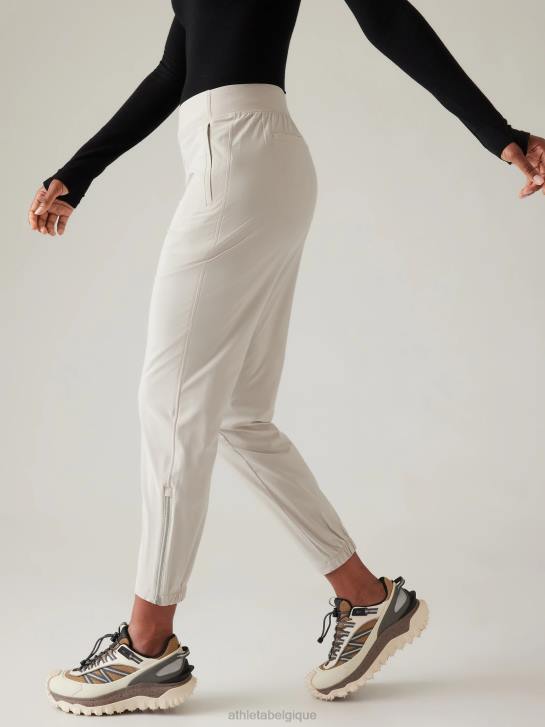Athleta femmes jogging taille haute brooklyn heights JRTZ154 vêtements gris ormeau
