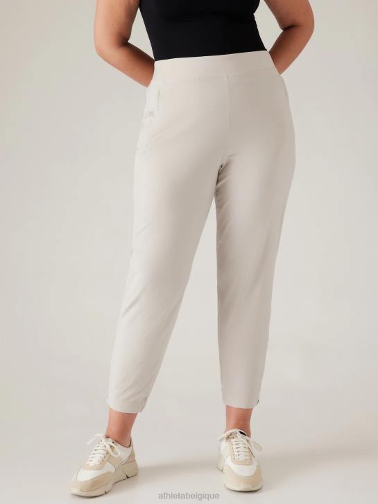 Athleta femmes jogging taille haute brooklyn heights JRTZ154 vêtements gris ormeau