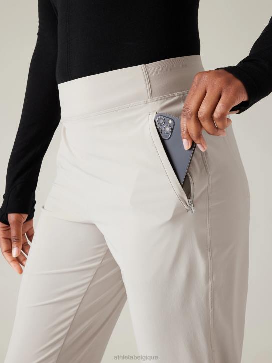 Athleta femmes jogging taille haute brooklyn heights JRTZ154 vêtements gris ormeau