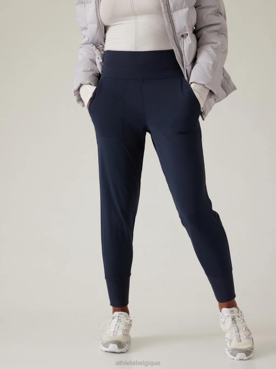 Athleta femmes jogging venice taille mi-haute JRTZ133 vêtements marine