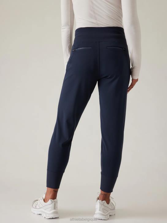 Athleta femmes jogging venice taille mi-haute JRTZ133 vêtements marine