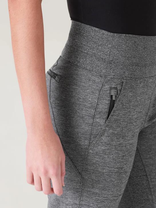 Athleta femmes jogging venice taille mi-haute JRTZ181 vêtements gris chiné
