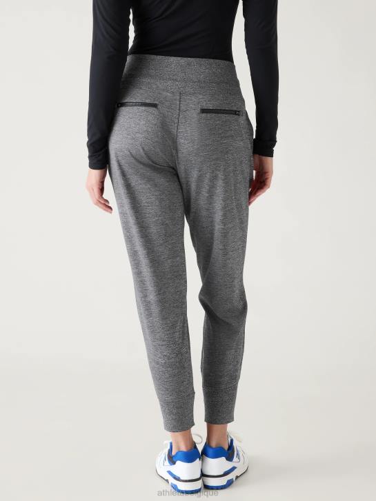 Athleta femmes jogging venice taille mi-haute JRTZ181 vêtements gris chiné