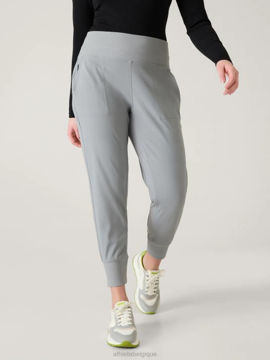 Athleta femmes jogging venice taille mi-haute JRTZ40 vêtements nuage d'orage